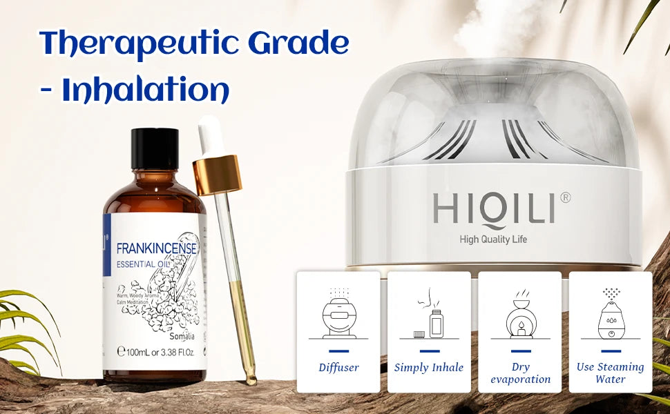 HIQILI 100ML Frankincense Essential Oils 100% Pure Natural