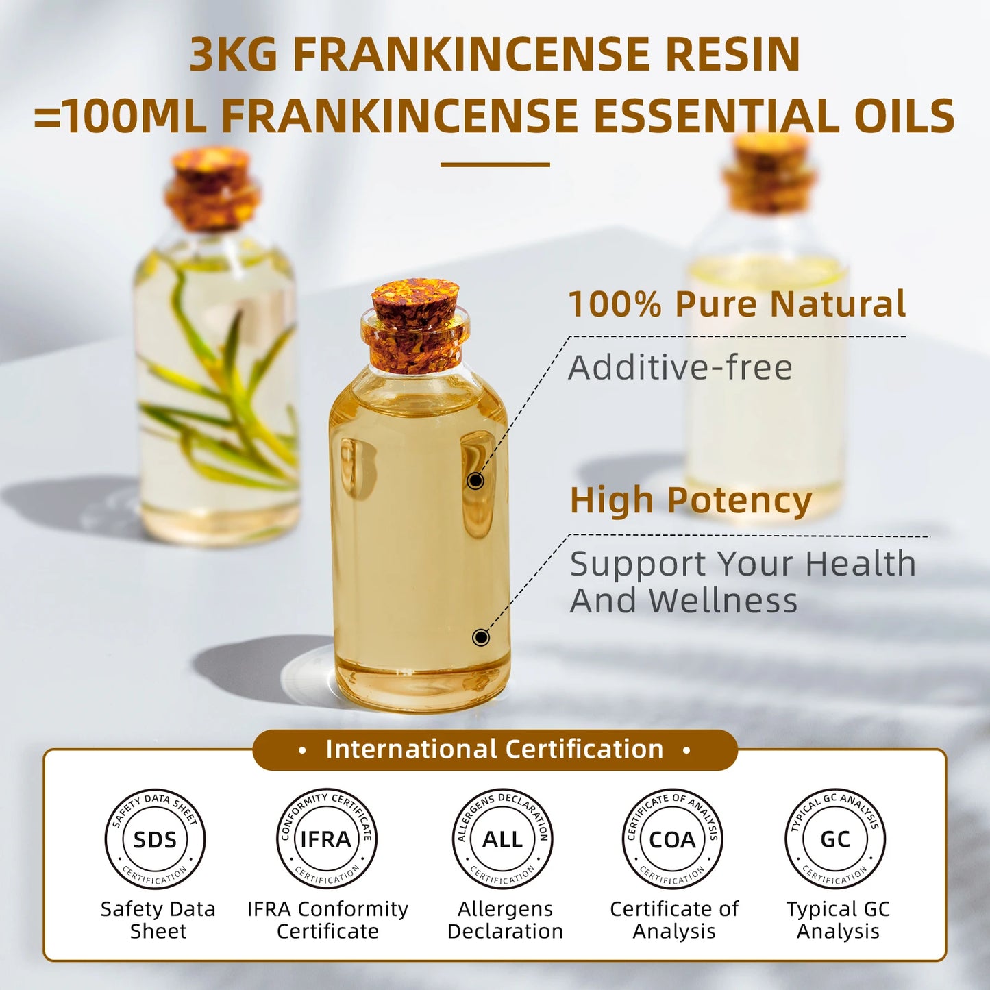 HIQILI 100ML Frankincense Essential Oils 100% Pure Natural