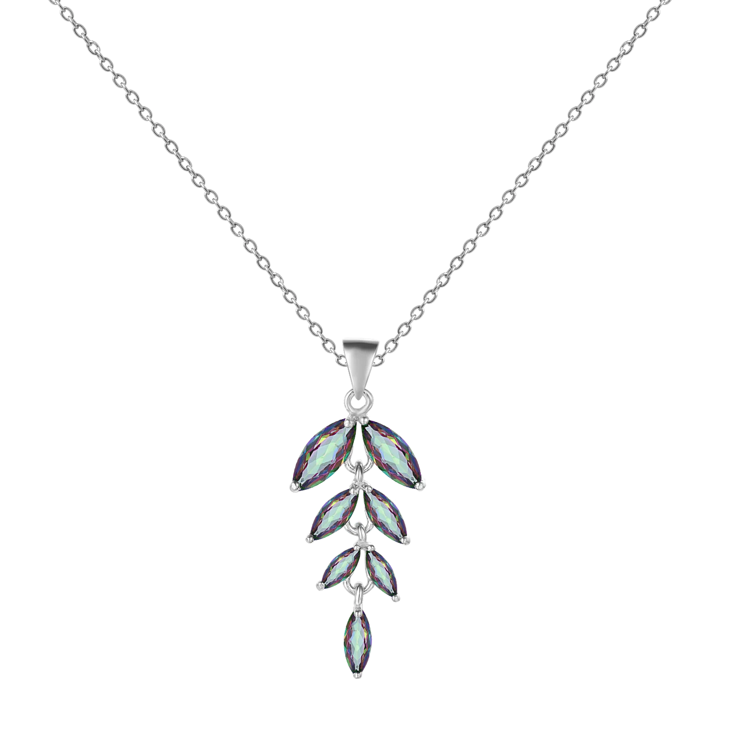 Gem's Ballet Olive Branch Peace Necklace