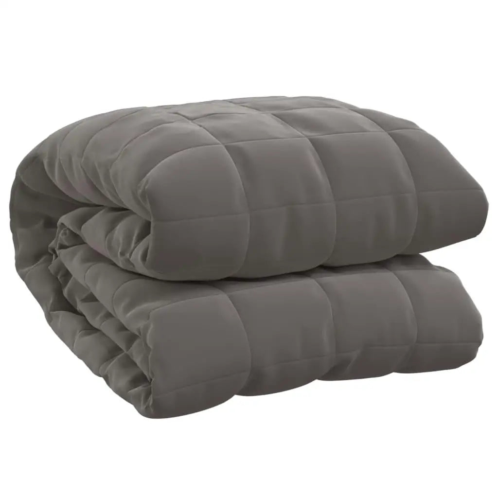 13.2 lb Gray Weighted Blanket for Sleep & Relaxation