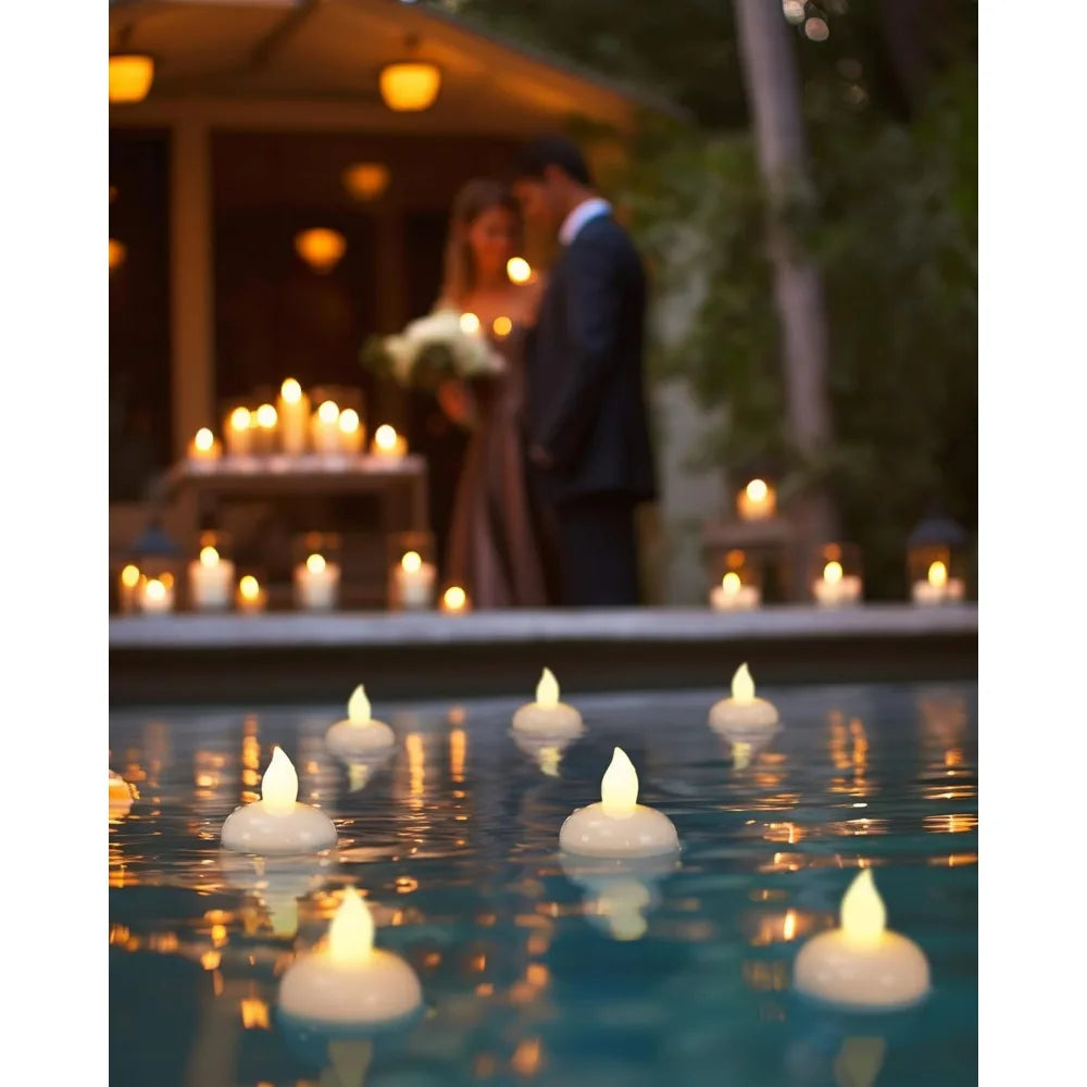 Waterproof Flameless Floating Tealights