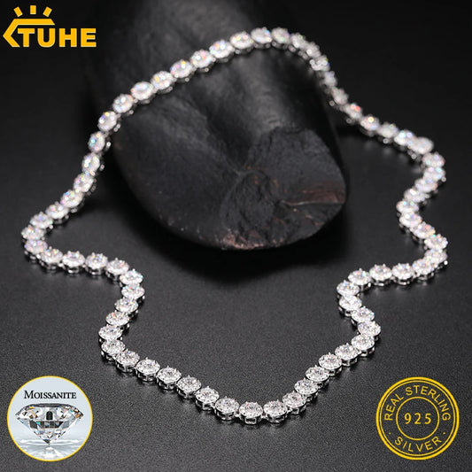 High Quality VVS1 Moissanite Chain For Women/Men Necklace