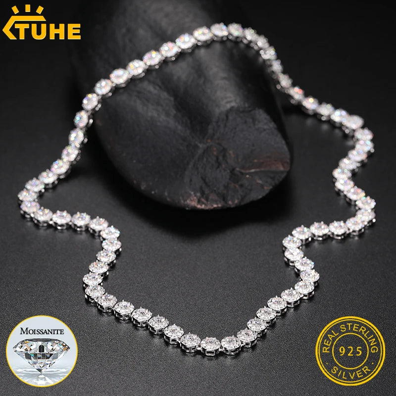 High Quality VVS1 Moissanite Chain For Women/Men Necklace