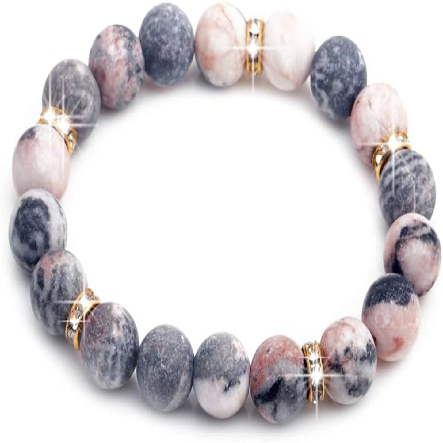 Beautiful Calming Rose Quartz Healing Bracelet