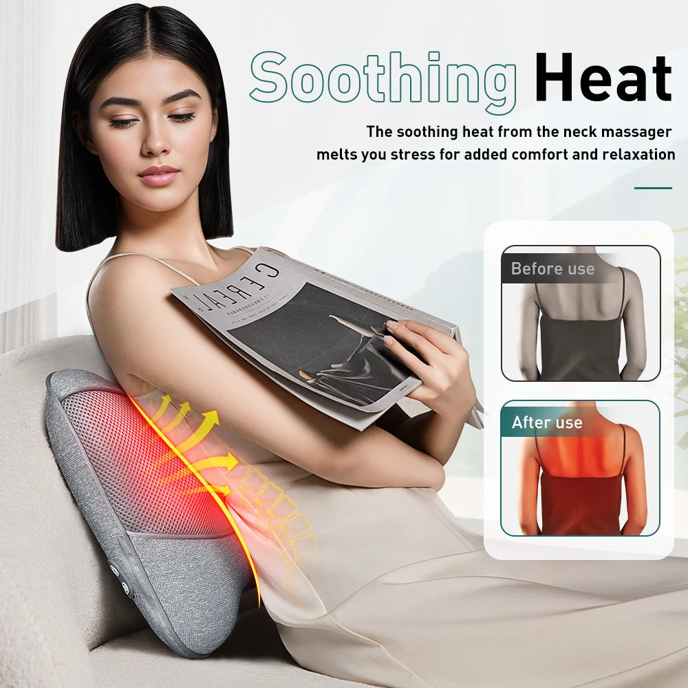 Shiatsu Back and Neck Massage Pillow