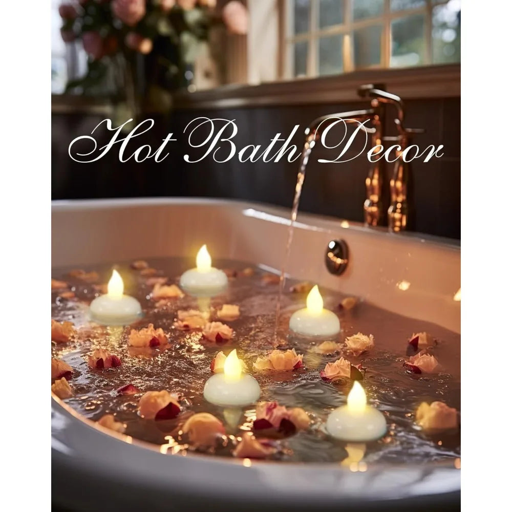 Waterproof Flameless Floating Tealights