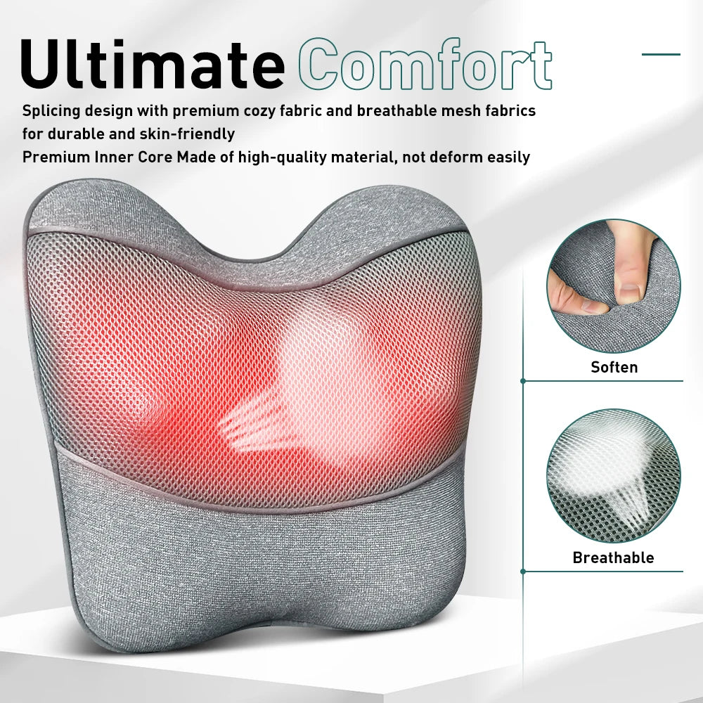 Shiatsu Back and Neck Massage Pillow