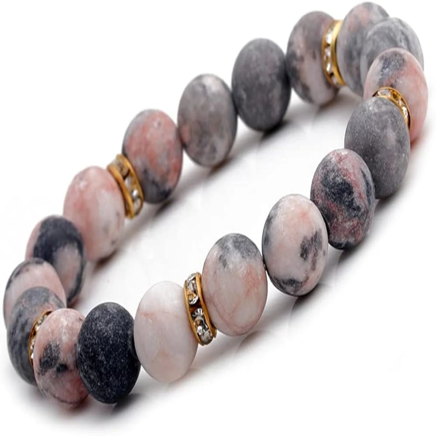 Beautiful Calming Rose Quartz Healing Bracelet