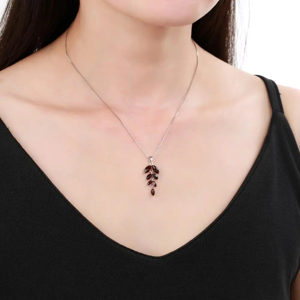 Gem's Ballet Olive Branch Peace Necklace