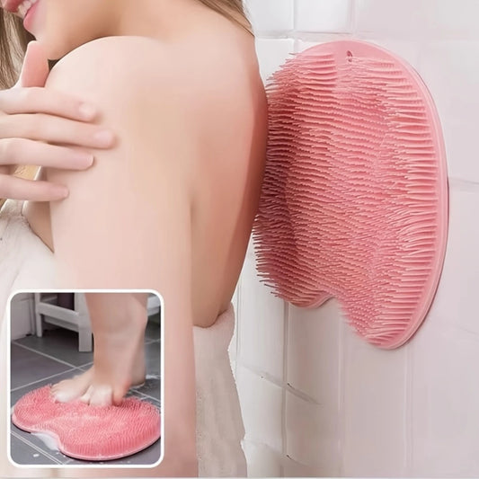 Foot Scrubber & Massager with Exfoliating Cushion