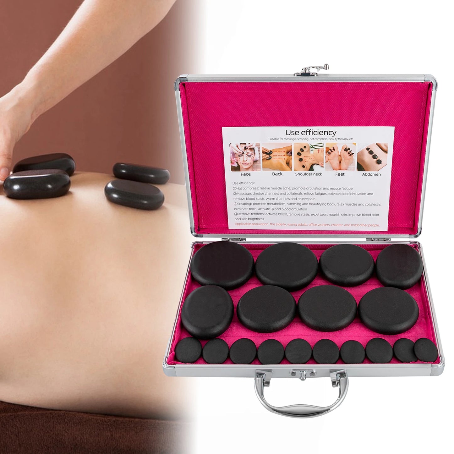 Hot Stones Massage Set