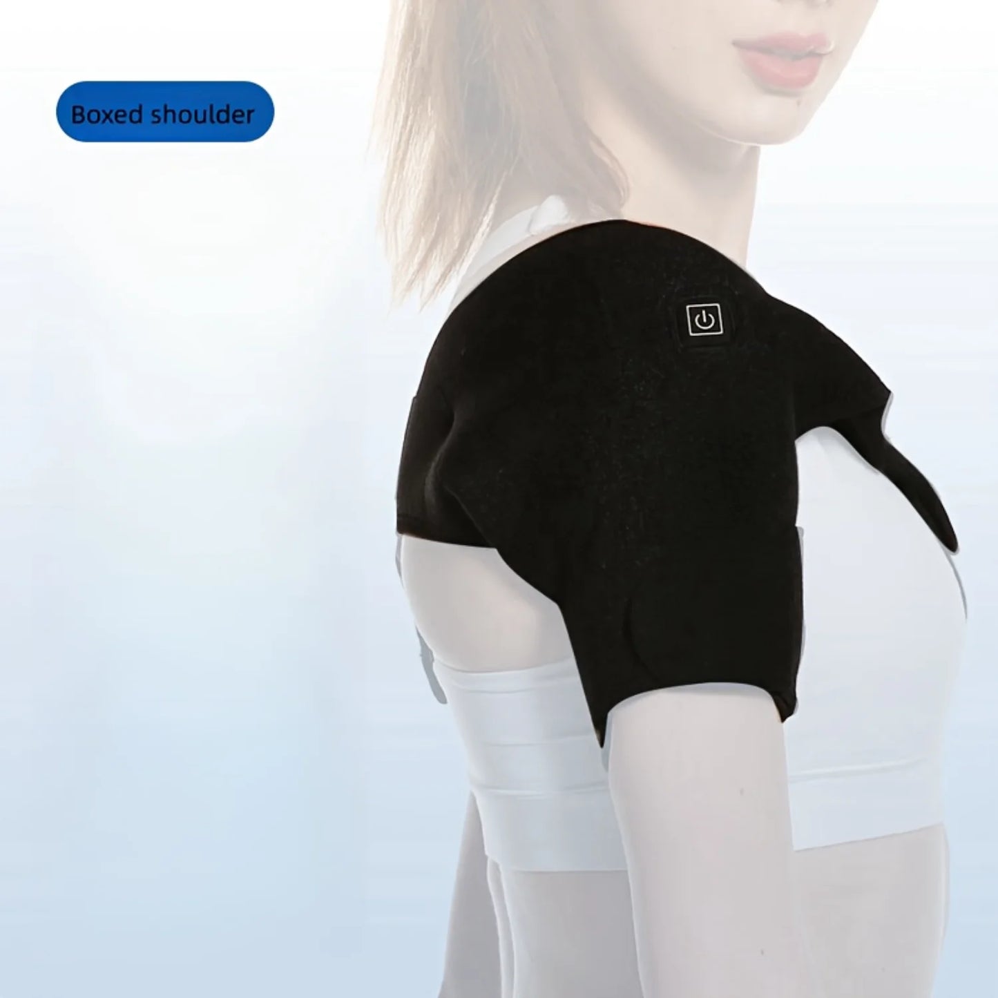 USB Heating Shoulder Warmer for Men and Women - Hot Compress Shoulder and Neck Massager, Anti-Cold Therapy Device Manta termica